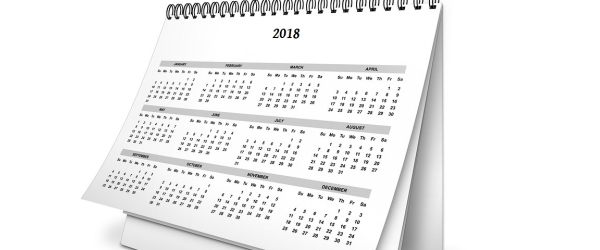 calendario del 2018