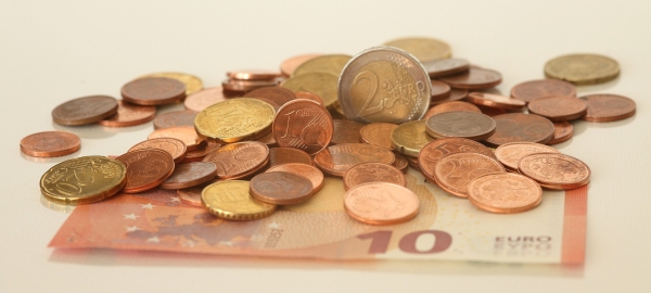 monete e banconote di euro
