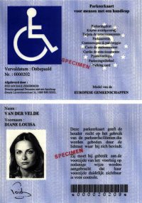 contrassegno europeo disabili