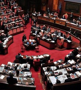 aula del Parlamento italiano
