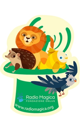 radio magica: ANIMALETTI STILIZZATI COMPONGONO IL LOGO