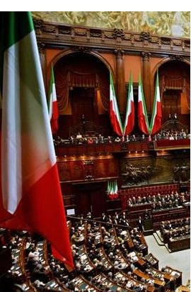 Camera dei deputati, bandiere dell'Italia