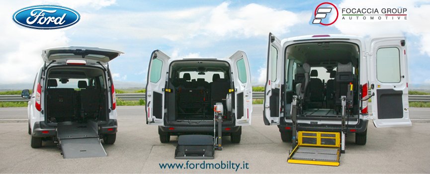 veicoli gamma ford allestiti per trasporto disabili