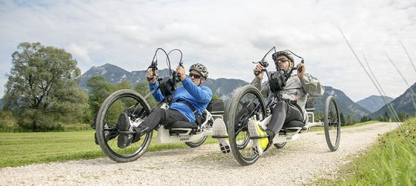 handbike in montagna