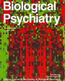 copertina rivista Biological Psychiatry