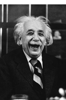 Ritratto di Einstein che ride
