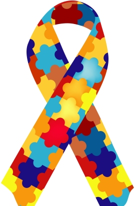 simbolo colorato dell'autismo