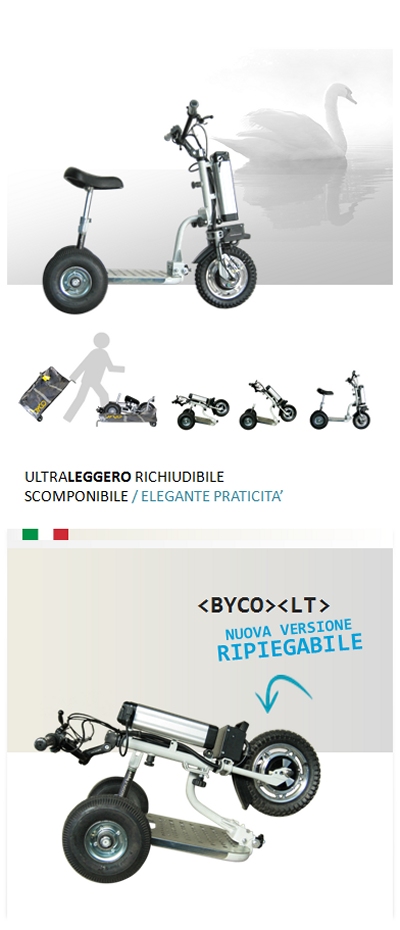 scooter per disabili ripiegabile