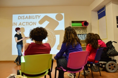disability in action: workshop di creazione del logo