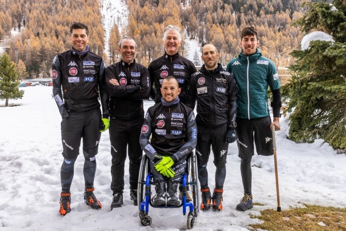 squadra italiana di sci nordico. foto Mauro Ujetto