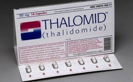 talidomide: scatola del farmaco
