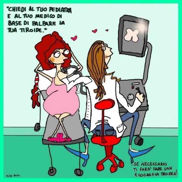 vignetta su esami tiroide