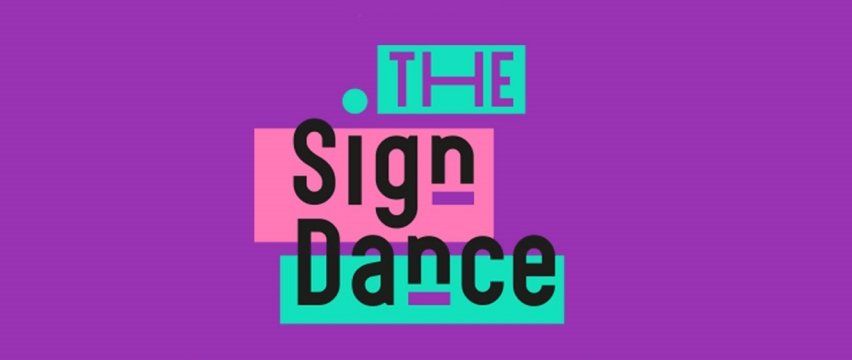 copertina con scritto the sign dance