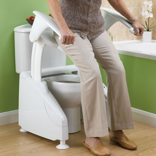 WC Lift, il solleva wc che aiuta l'anziano a sedersi e sollevarsi dal wc  senza cadere 