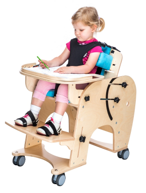 Sedie posturali, seggioloni e sedie terapeutiche per bambini con disabilità