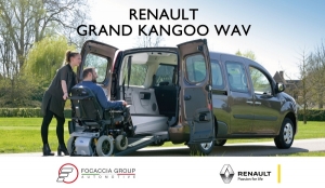 Renault Grand Kangoo Wav accessibile by Focaccia: spazio e massimo comfort nel trasporto carrozzine