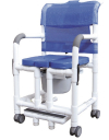 Sedia comoda e doccia per anziani e disabili altezza regolabile e apertura per igiene