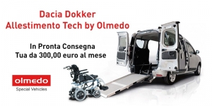 Dacia Dokker veicolo per trasporto disabili by Olmedo: convenienza e qualita&#039; in unico prodotto