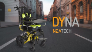 Dyna, la carrozzina manuale regolabile con sistema posturale per utenti con distonia