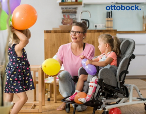 Base posturale mobile da interno Hi-Low Kimba Home Ottobock per bambini con disabilità